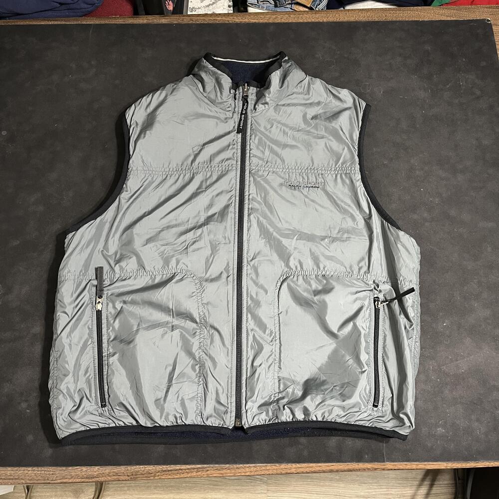 Polo Sport Ralph Lauren Vest Outdoors RLX Reversible Fleece Windbreaker Vintage